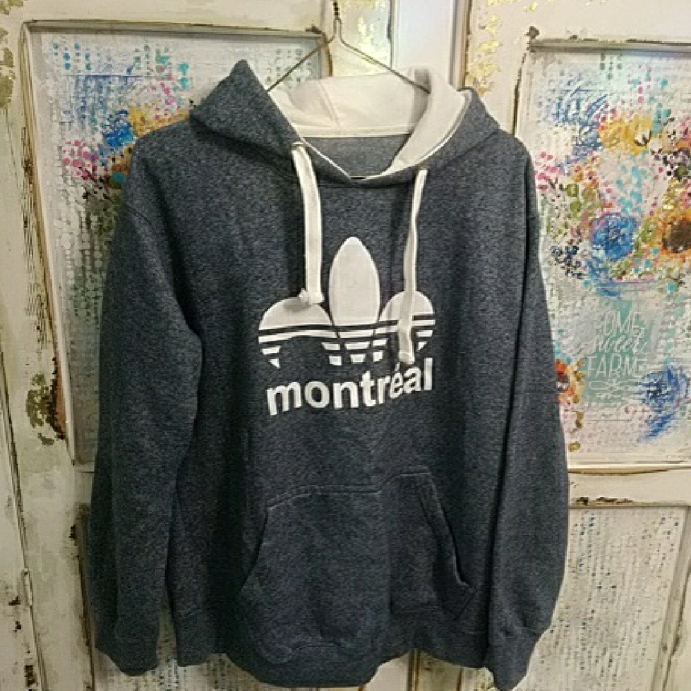 Montreal Gray Hoodie for Men